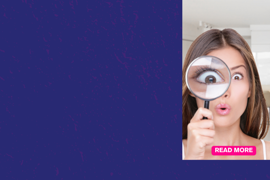 person eyes covered while inspecting a house
